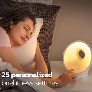 Philips HF3670/60 Smartphone Enabled Sleep and Wake-Up Smart Light. Working.
